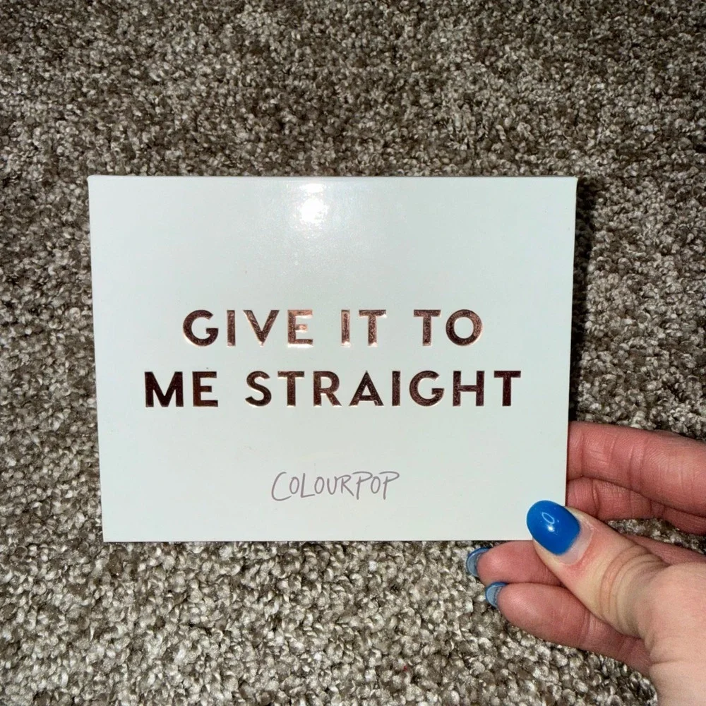 Colourpop Give It‎ To Me Straight Eyeshadow Palette 12 Shades
